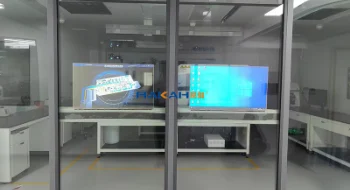 深圳某研究所 | 玻璃隔斷嵌入OLED透明屏