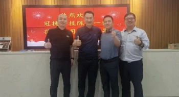 冠捷科技陳總一行蒞臨起立科技參觀指導，共話未來合作新篇章
