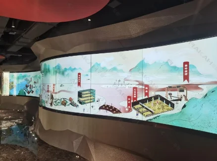 昆明茅臺文化體驗館 | 2×10 OLED柔性屏拼接屏