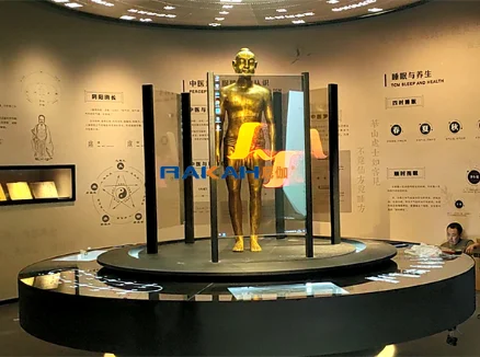 中醫醫學博物館展廳 |  OLED透明屏的創新應用